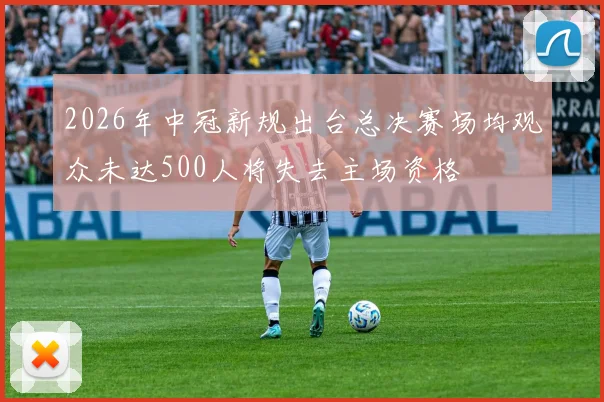 2026年中冠新规出台总决赛场均观众未达500人将失去主场资格